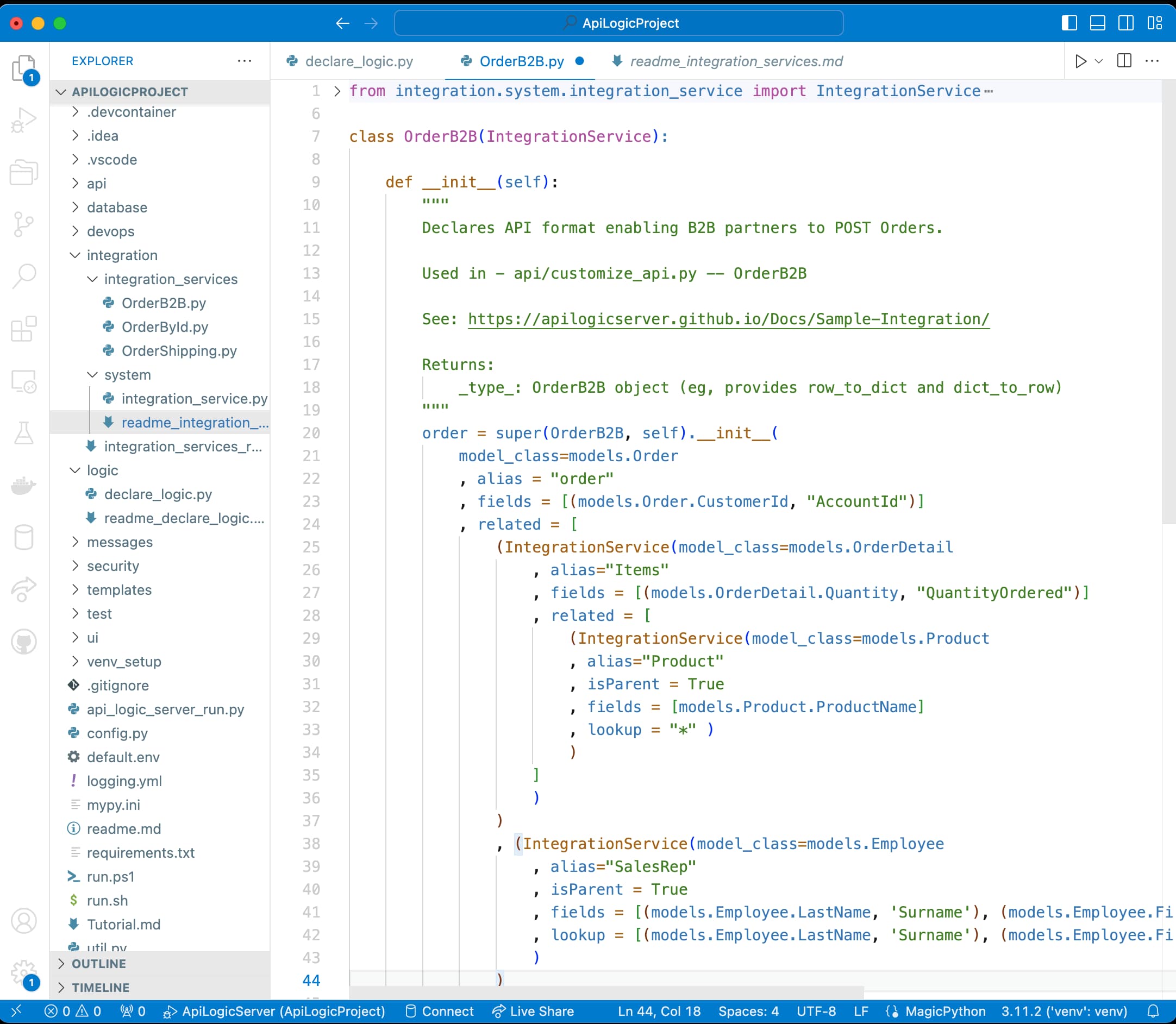customize api