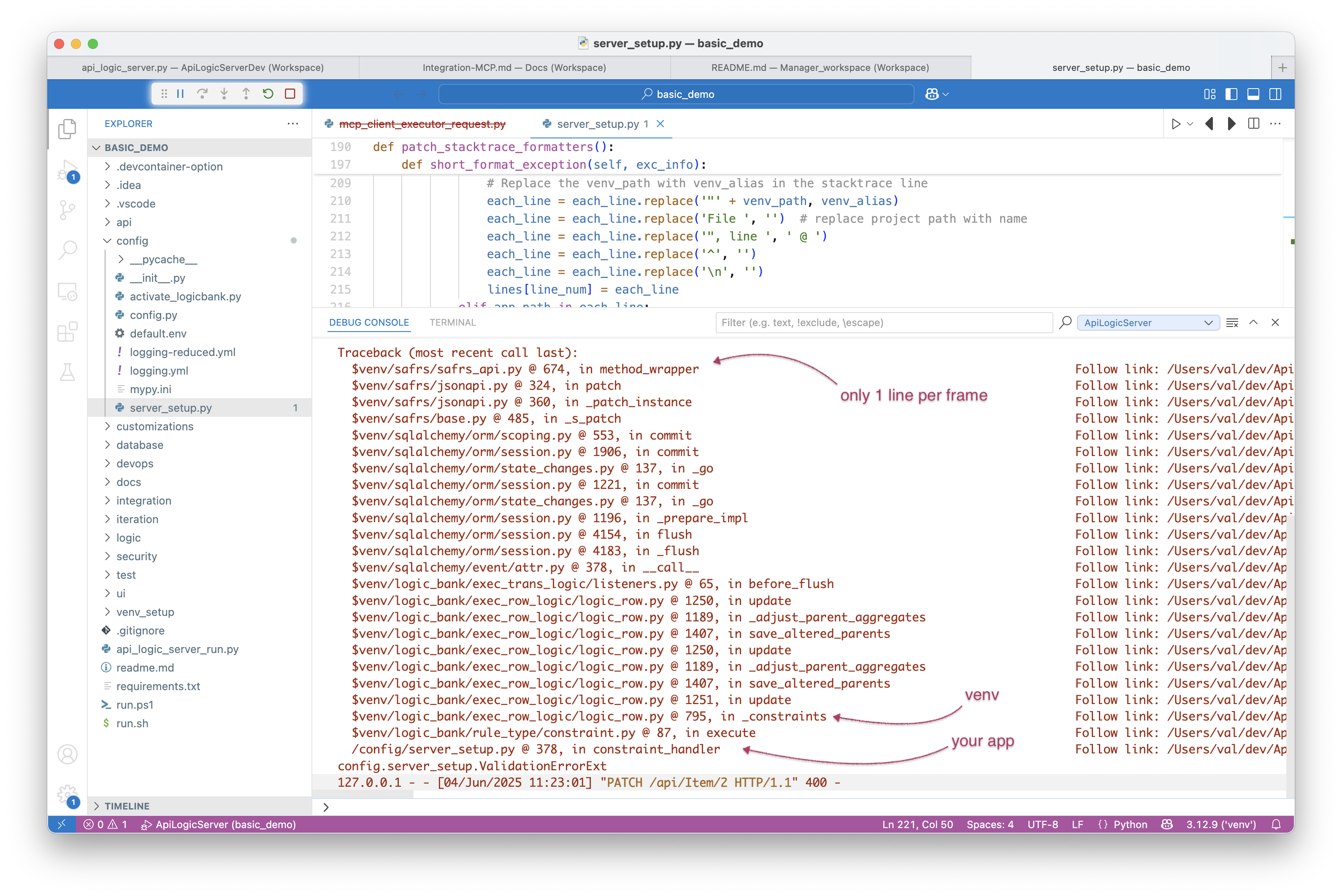 custom-stacktrace