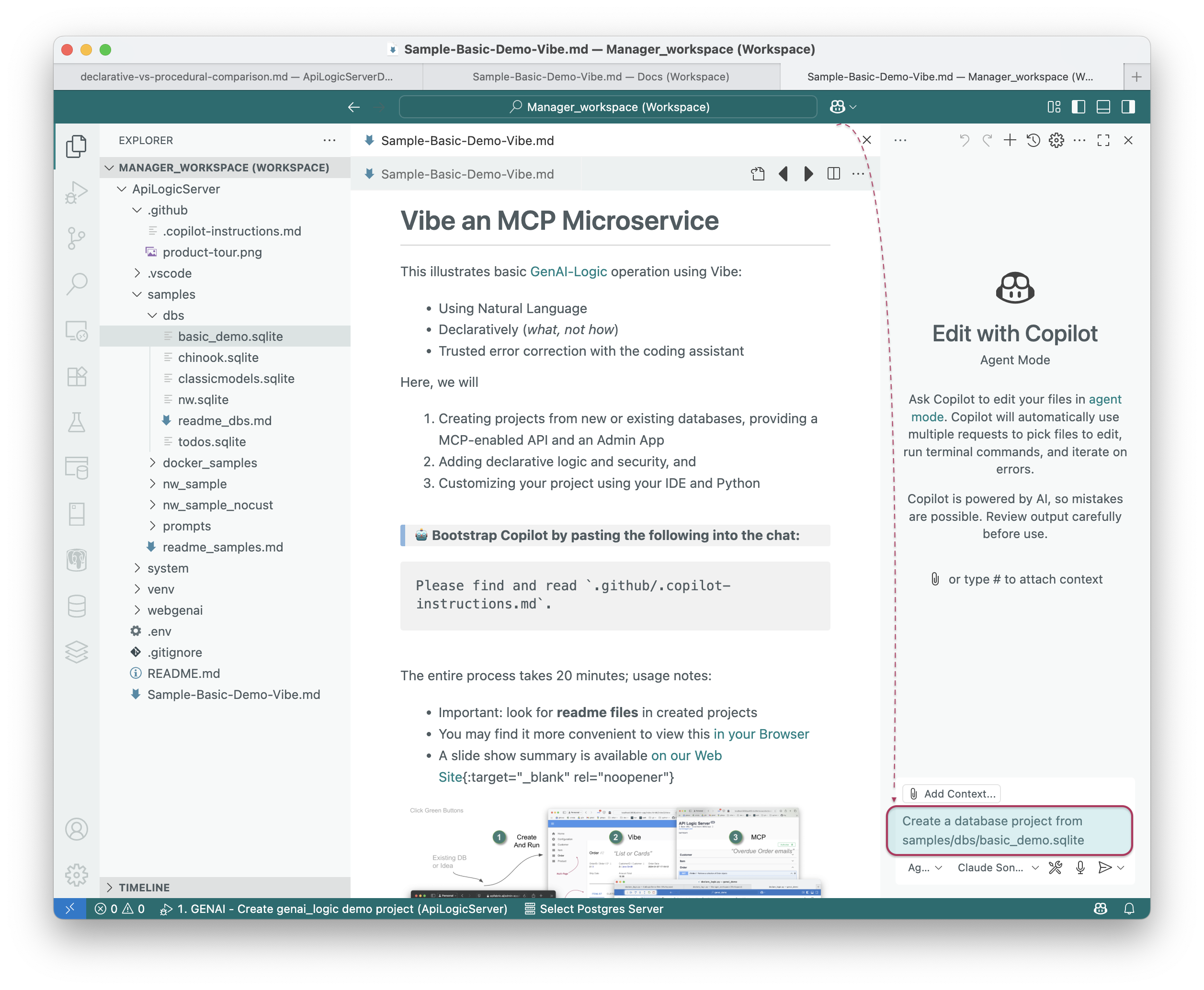 existing datbase